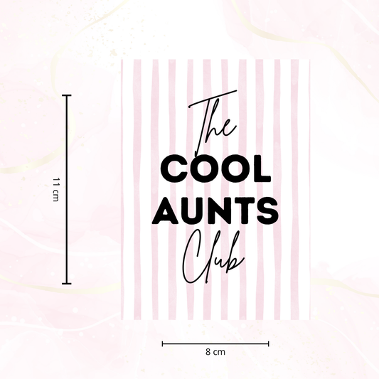 Wijnetiket | The cool aunts club