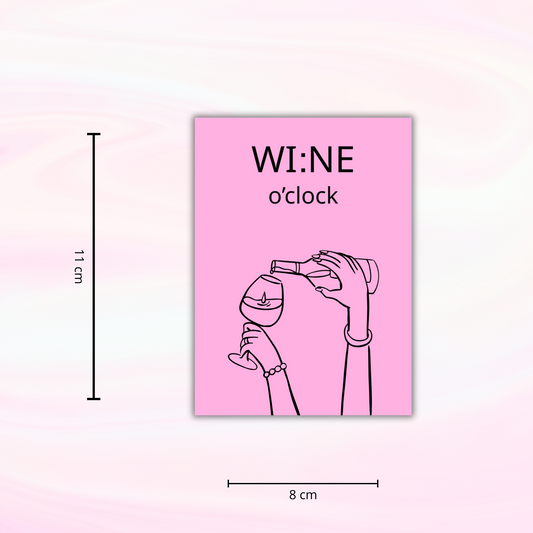 Wine label | WI:NE O'CLOCK