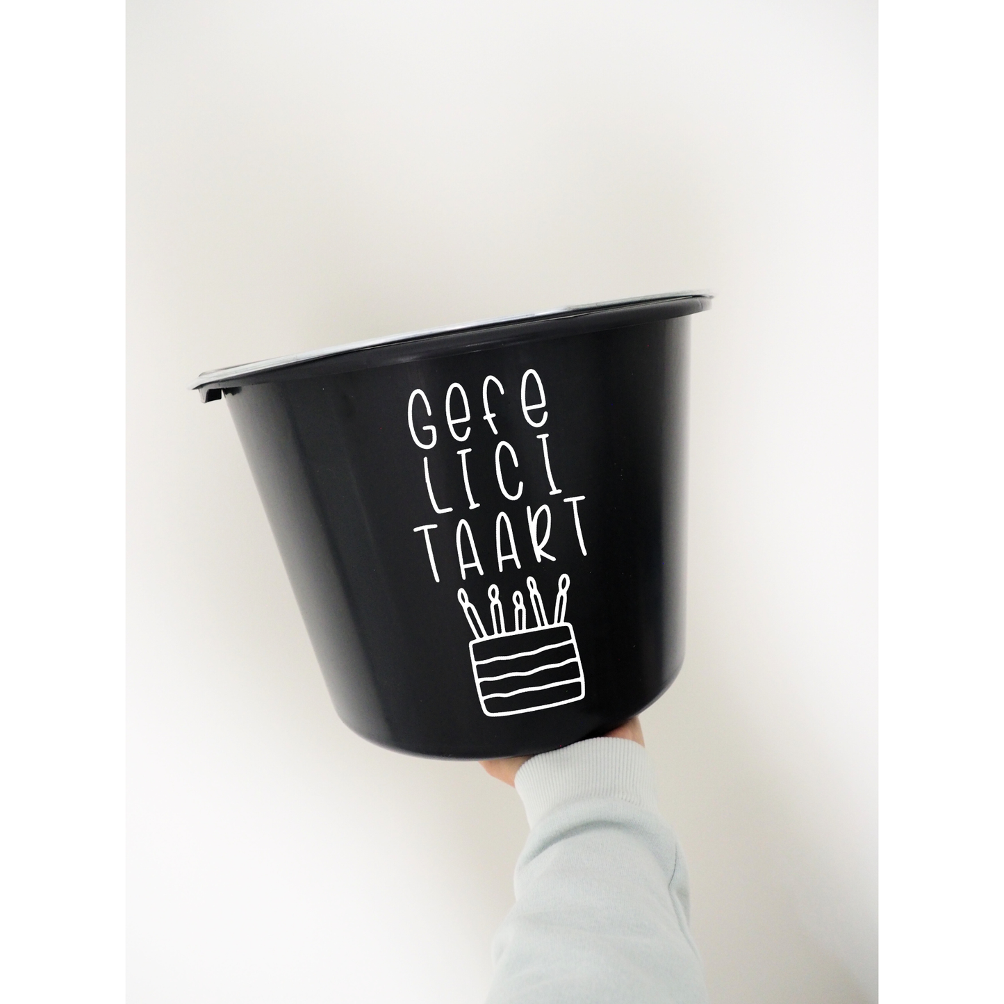 Cadeau emmer | Gefelicitaart