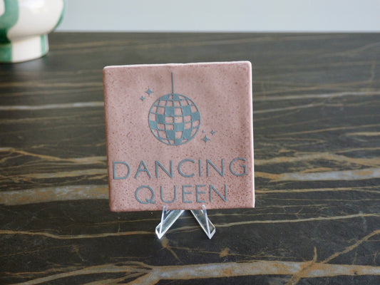 Tegeltje 10x10 cm | DANCING QUEEN