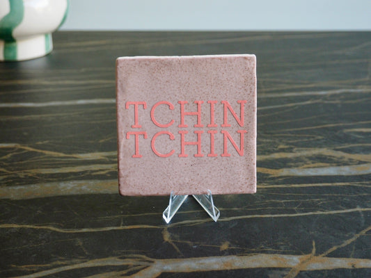 Tegeltje 10x10 cm | TCHIN TCHIN