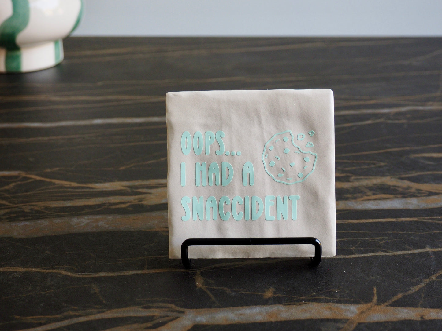 Tegeltje 10x10 cm | Oops.. I had a snaccident