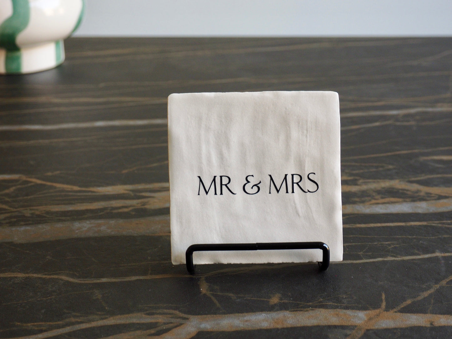 Tegeltje 10x10 cm | MR & MRS