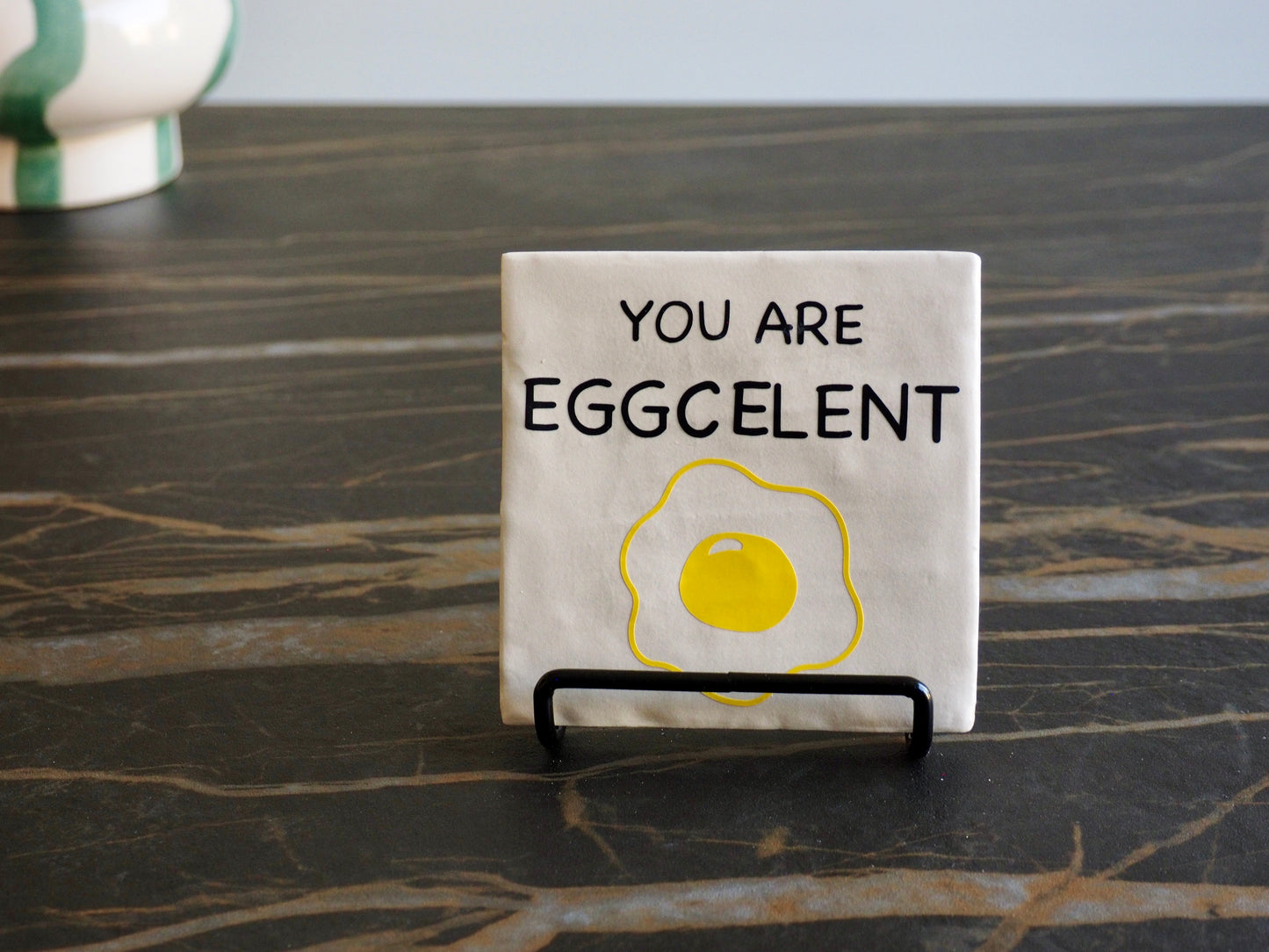 Tegeltje 10x10 cm | YOU ARE EGGCELENT