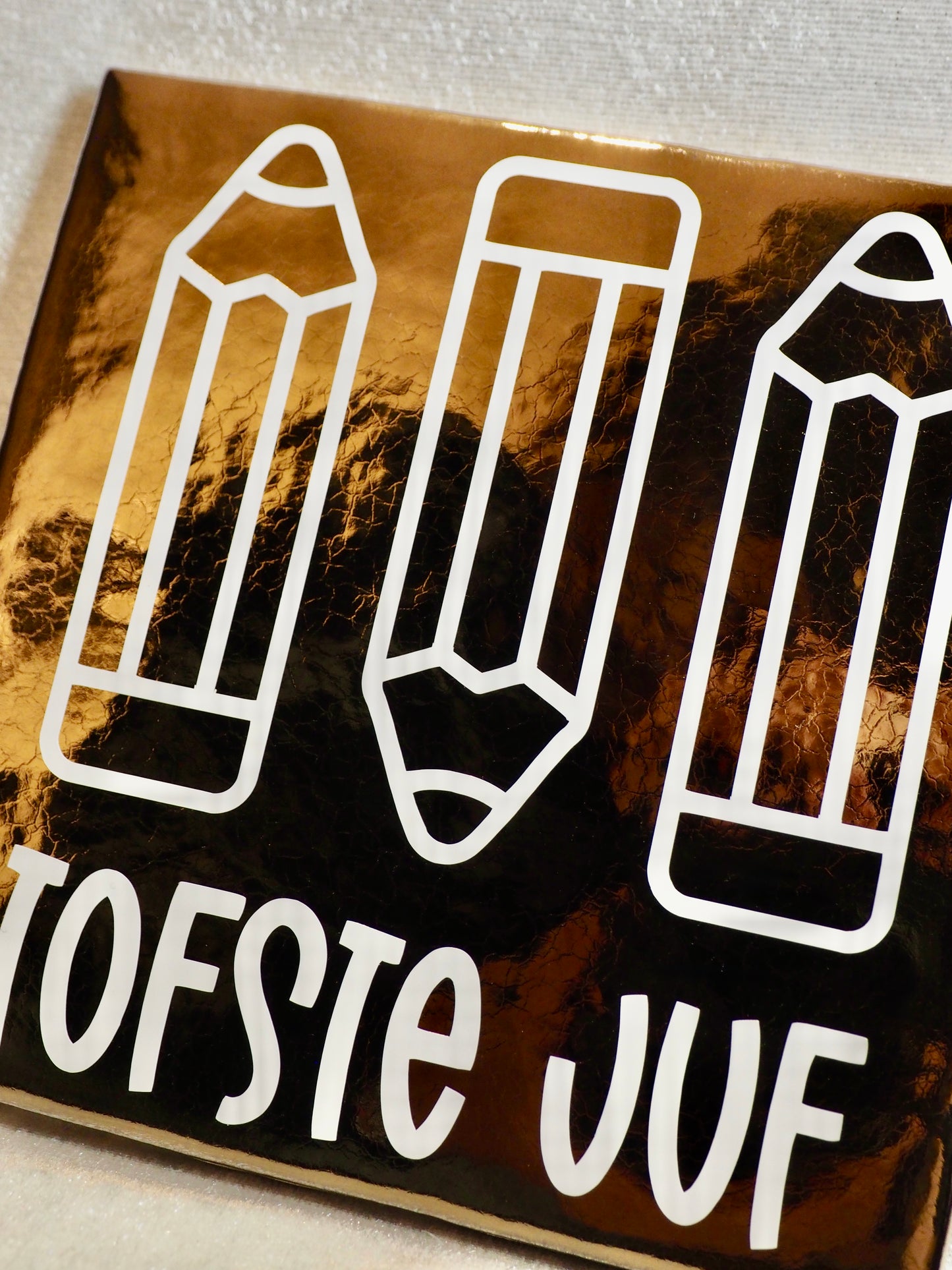 Tegeltje 13x13 cm | Tofste juf