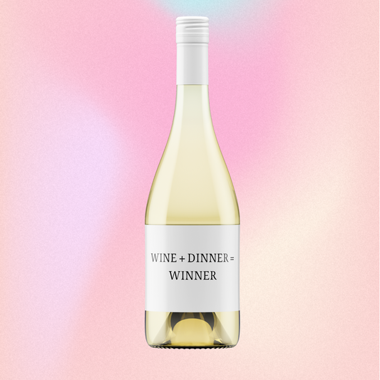 Wijnetiket | WINE + DINNER = WINNER