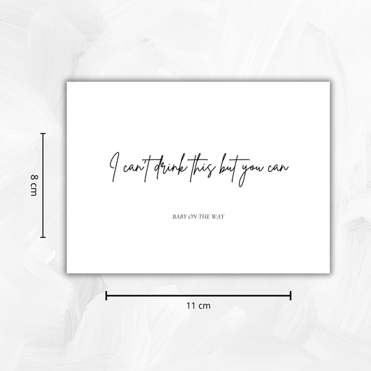 Wijnetiket | I can't drink this but you can