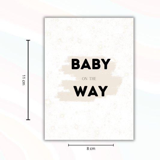 Wijnetiket | Baby on the way