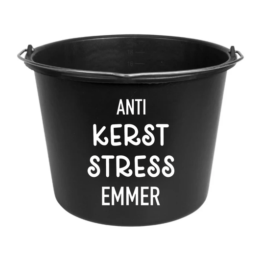 Cadeau emmer | Anti kerst stress emmer